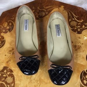 Steve Madden Quilted Toe Flats